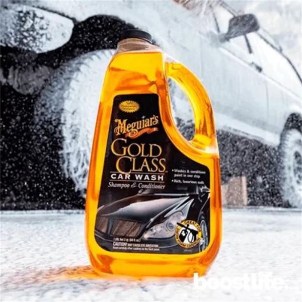 Champô e amaciador para automóveis Meguiar's gold wash 1,89l