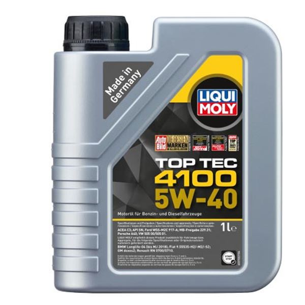 Óleo Liqui Moly top tec 4100 5W40 1L