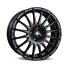 Jante OZ superturismo gt 17" 4x108 preto/vermelho mate