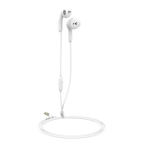 Meus Muvit Auscultadores estéreo brancos de 3,5 mm