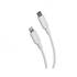 Cabo usb para automóvel tipo c lightning 3a 1,2 m branco Muvit para mudança