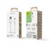 Cabo usb lightning mf1 2.4a 3m branco Muvit para mudança