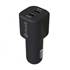 Carregador de isqueiro tipo c pd 20w + tipo c pd 20 w preto Muvit for change