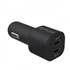 Carregador de isqueiro tipo c pd 20w + tipo c pd 20 w preto Muvit for change