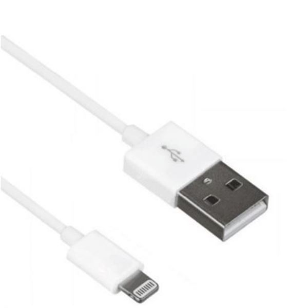 Cabo usb-lihtning 2.1a 1m branco Myway