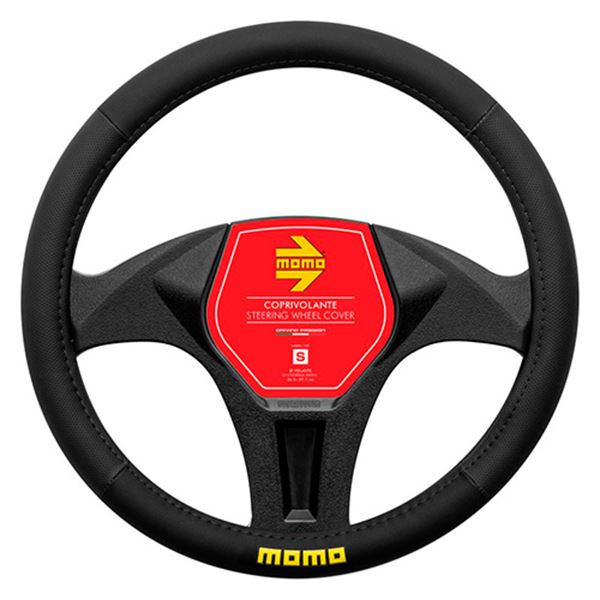 Cobertura do volante em poliuretano Momo easy universal preto