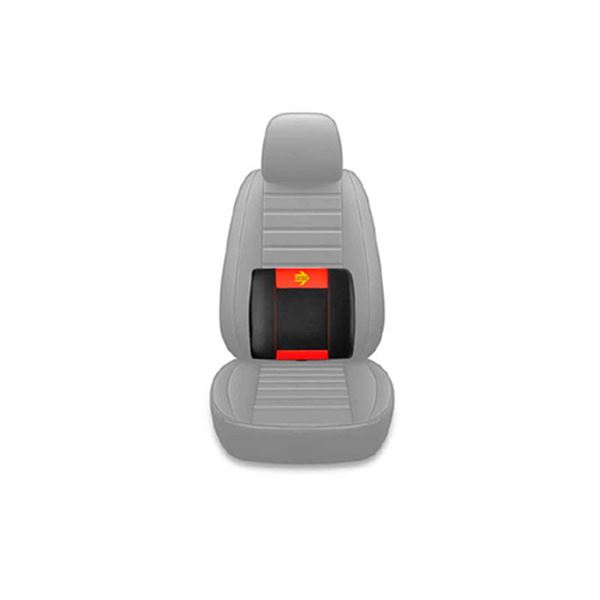 Almofada lombar para automóvel Momo compact corsa preto vermelho
