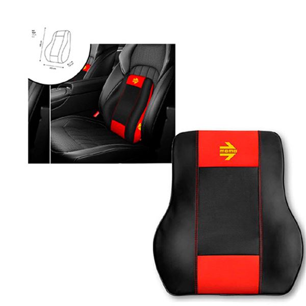 Almofada lombar para automóvel Momo ergon corsa preto
