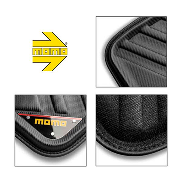 Cobertura do tapete do carro Momo mat drive preto 1 peça
