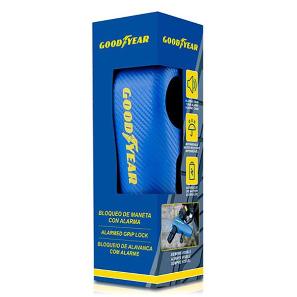 Dispositivo antirroubo para motas Goodyear com alarme