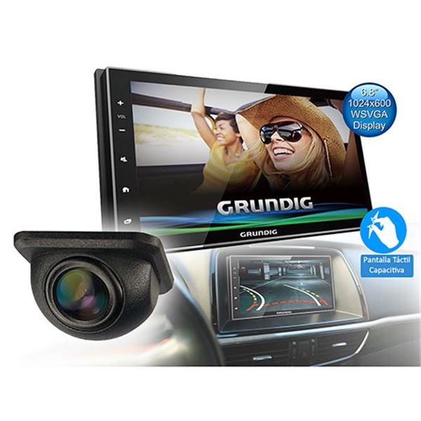 Sistema multimédia para automóvel/câmara traseira Grundig gx-3800 2 din