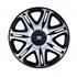 Tampão de rodas 15" ghost OMP speed preto prata 4pc