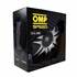 Tampão de rodas 15" ghost OMP speed preto prata 4pc