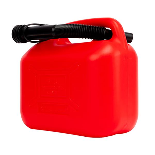 Jerrican de plástico para gasolina Motorkit com funil 5 l
