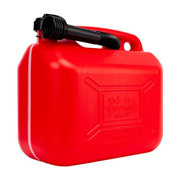 Jerrican de plástico para gasolina Motorkit com funil 10 l