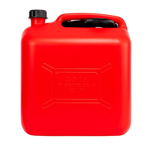 Jerrican de combustível de plástico Motorkit 20l com funil