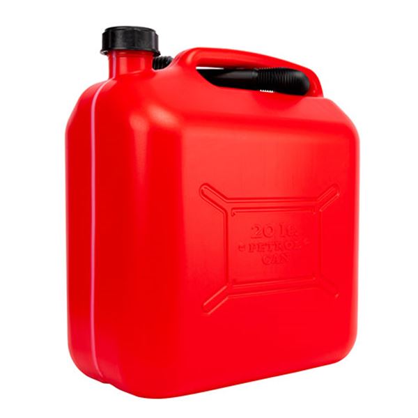Jerrican de combustível de plástico Motorkit 20l com funil