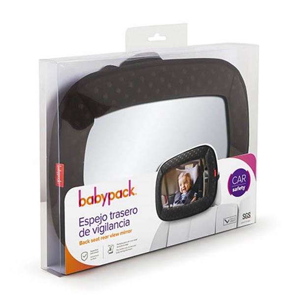 Espelho do monitor de bebé com visão traseira ^Babypack