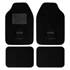 Conjunto de tapetes para automóvel Momo preto com 4 peças