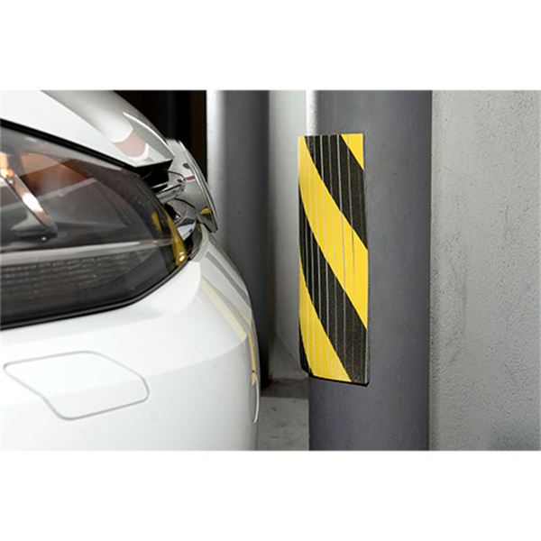 Protetor de coluna para automóvel com batente serrilhado 390x320x10 mm