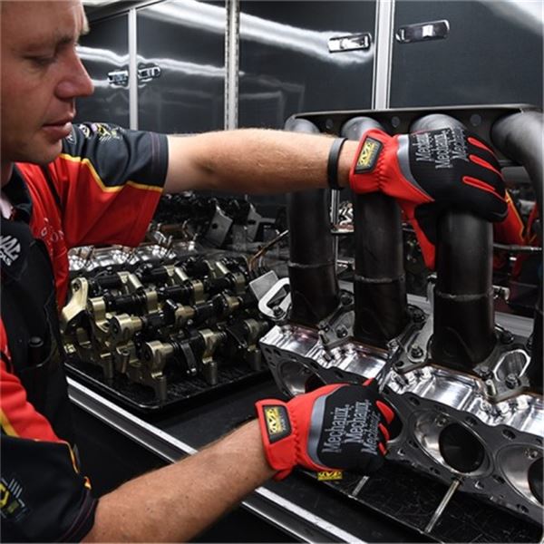 Luva de ajuste rápido Mechanix vermelha xxl