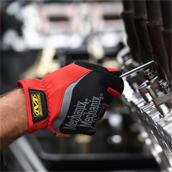 Luva de ajuste rápido Mechanix vermelha xxl