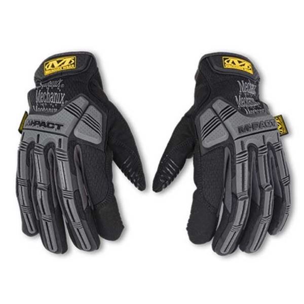 Luva Mechanix m-pact preta/cinzenta xl
