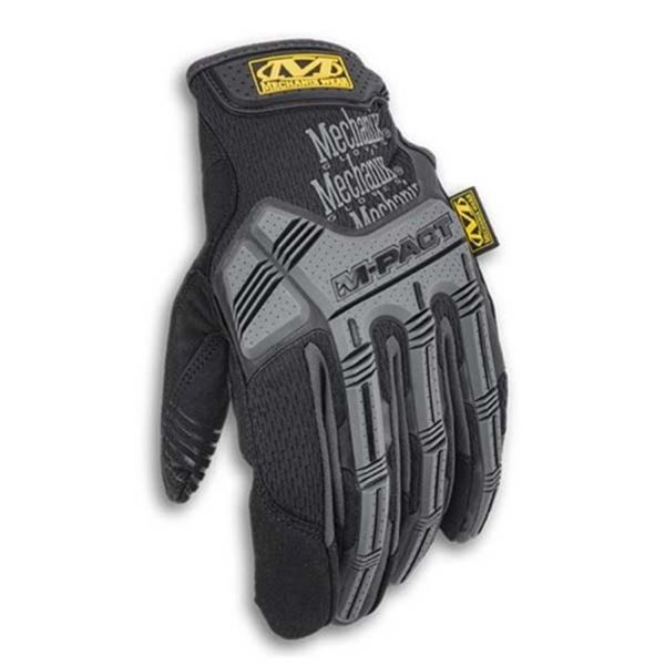 Luva Mechanix m-pact preta/cinzenta xl