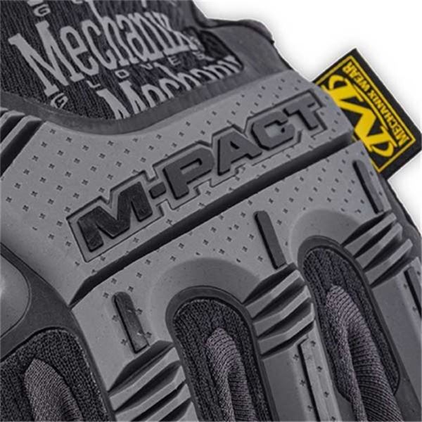 Luva Mechanix m-pact preta/cinzenta xl