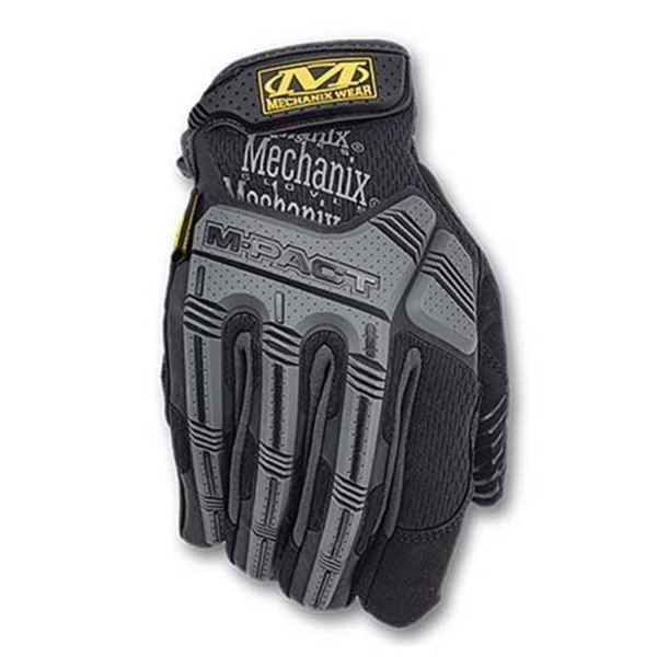 Luva Mechanix m-pact preta/cinzenta xl