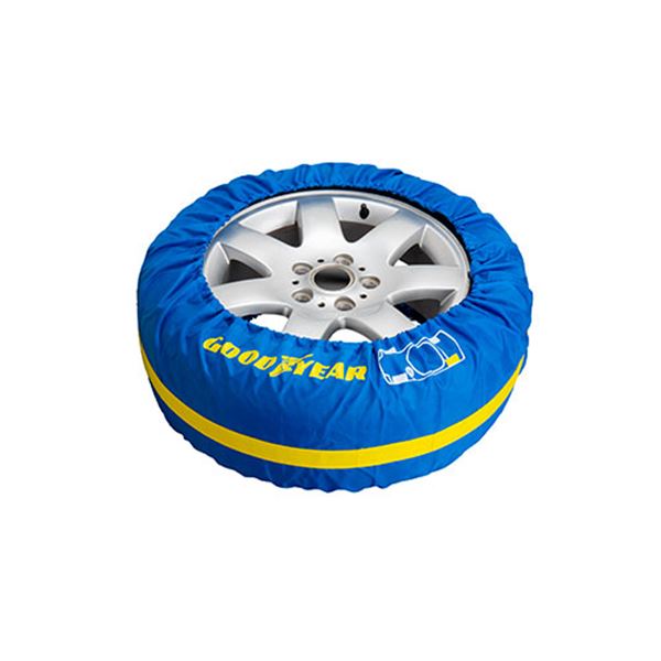 Cobertura têxtil para pneus Goodyear 4 peças.