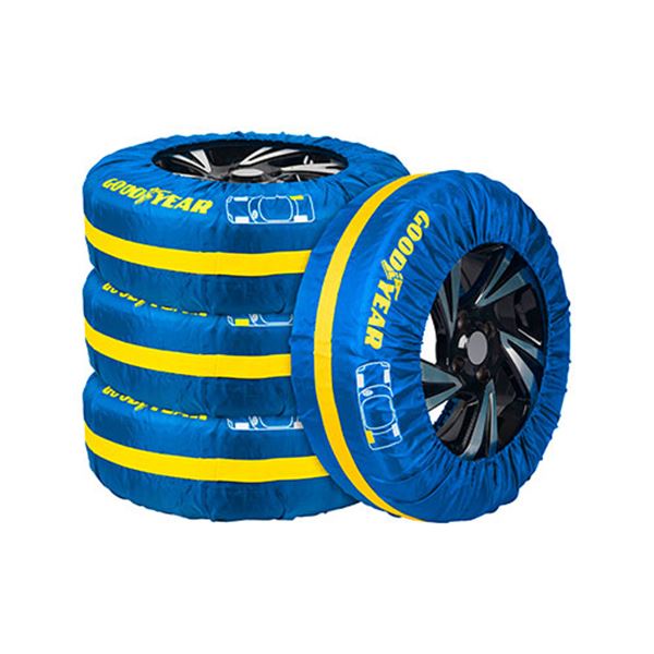 Cobertura têxtil para pneus Goodyear 4 peças.