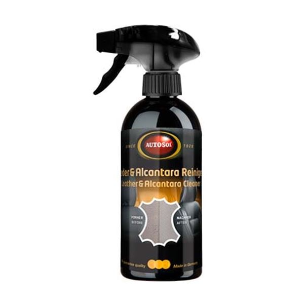Limpeza de estofos de automóveis Autosol para couro e alcântara 500 ml