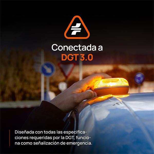 Luz de emergência SOS com flash V16