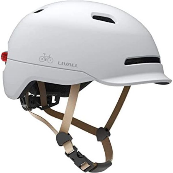 Capacete de ciclismo Livall c20 branco m