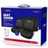 Conjunto completo de capas para bancos de automóveis Sparco em preto e azul corsa