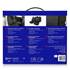 Conjunto completo de capas para bancos de automóveis Sparco em preto e azul corsa