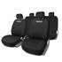 Conjunto completo de capas para bancos de automóveis Sparco preto strada