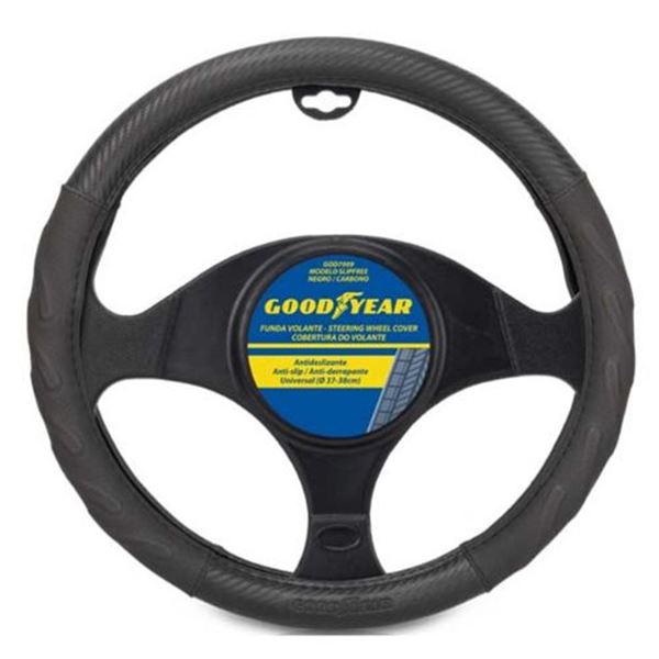 Revestimento do volante Goodyear preto/carbono