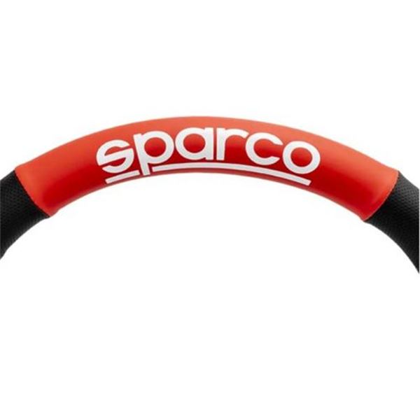 Cobertura do volante Sparco c1111 vermelho