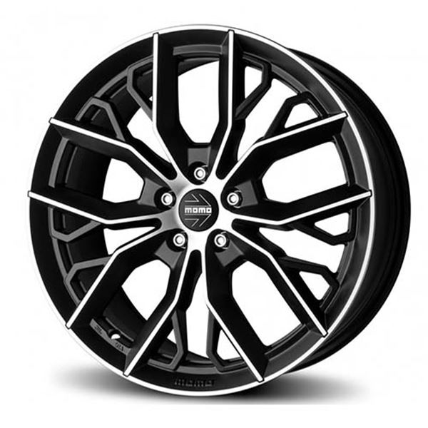 Jante Momo Massimo 18" 5x120 preto mate polido