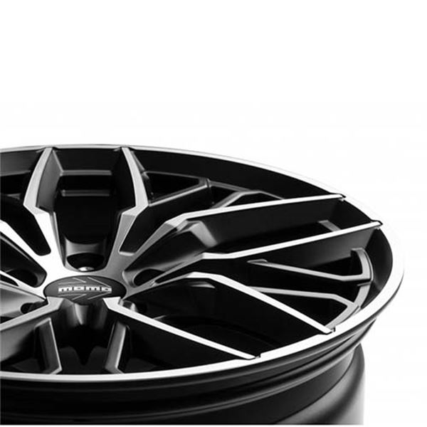 Jante Momo spider 19" 5x112 72.3 preto mate