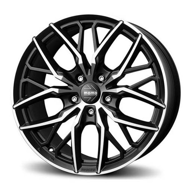 Jante Momo spider 19" 5x112 72.3 preto mate