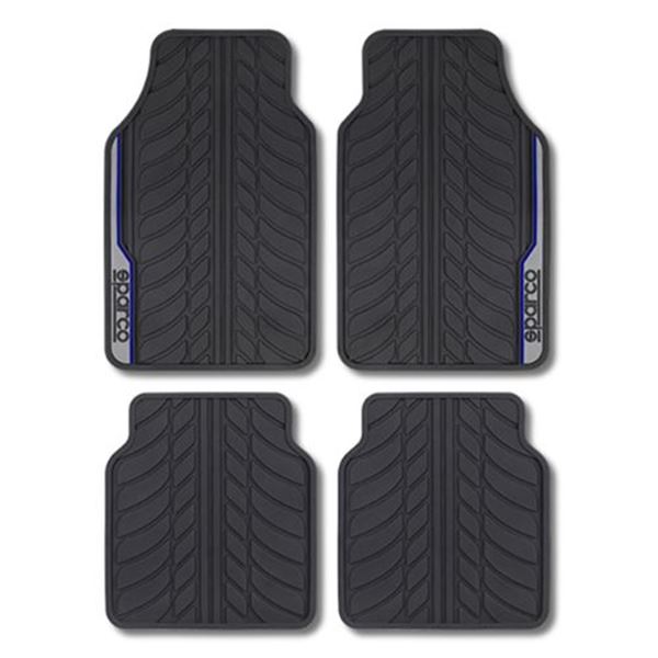 Conjunto de tapetes para automóvel Sparco tapetes universais para automóvel f507 intl azul