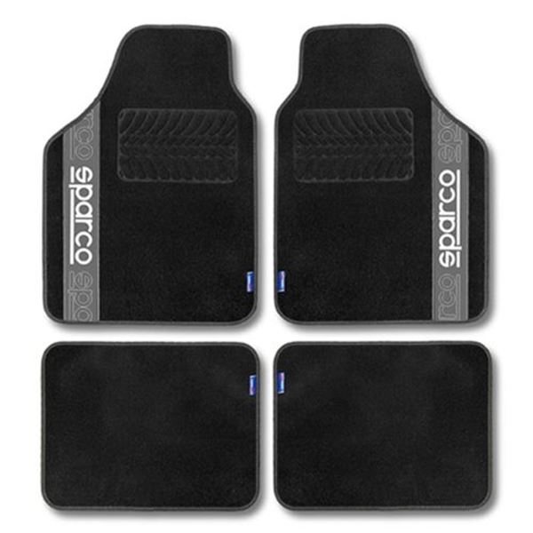 Conjunto de tapetes para automóvel Sparco universal f510 cinzento