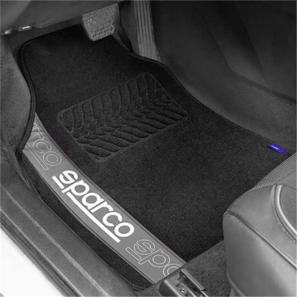 Conjunto de tapetes para automóvel Sparco universal f510 cinzento