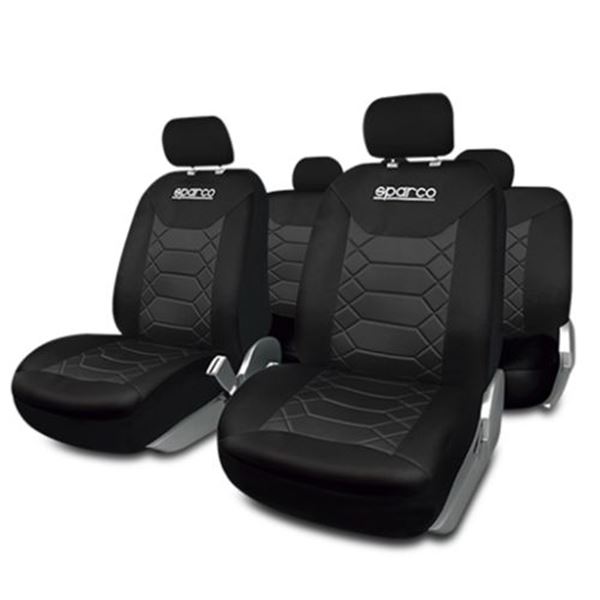 Conjunto completo de capas para bancos de automóveis Sparco bk