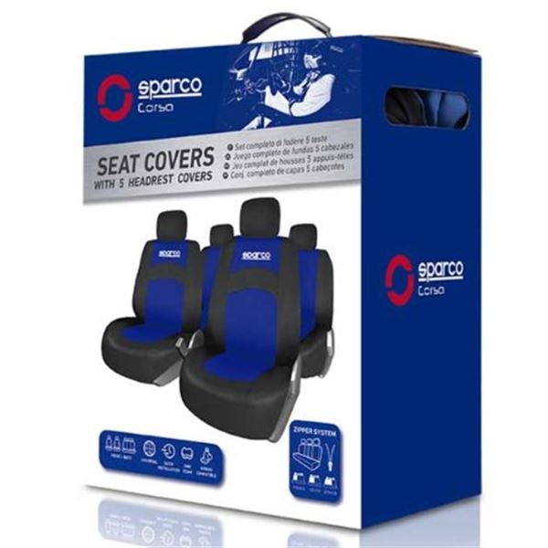 Conjunto completo de capas para bancos de automóveis Sparco 402