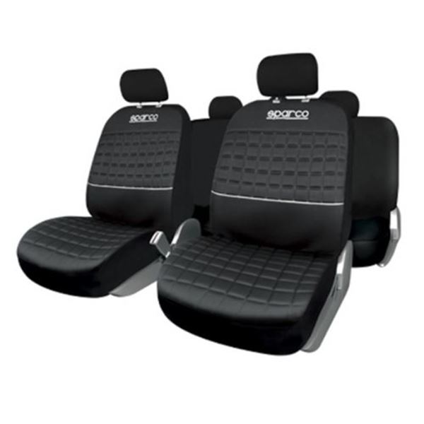 Conjunto completo de capas para bancos de automóvel Sparco lazio blue