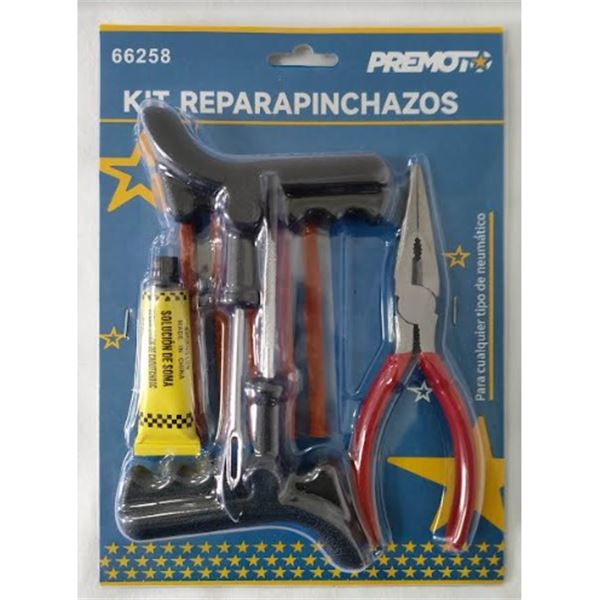 Kit de ferramentas para reparação de pneus